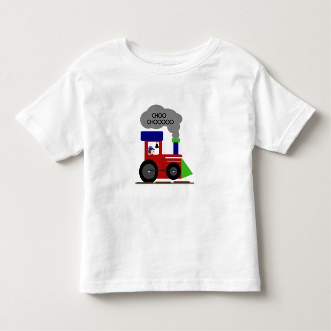 Camiseta Infantil Trem de Choo Choo (Frente)