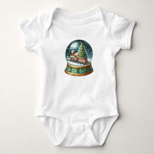 Camiseta Infantil Trem de Natal