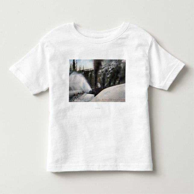 Camiseta Infantil Trilhas do esclarecimento da estrada de ferro do (Frente)