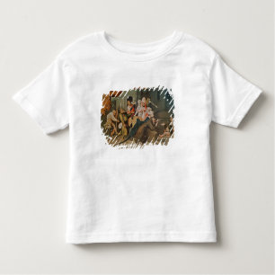Camiseta Infantil Triptych da tentação de St Anthony