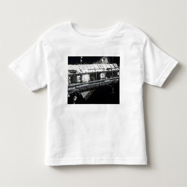 Camiseta Infantil Tru a estibordo da Estação Espacial Internacional (Frente)