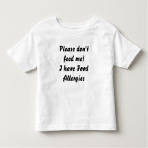 TShirt da alergia de comida