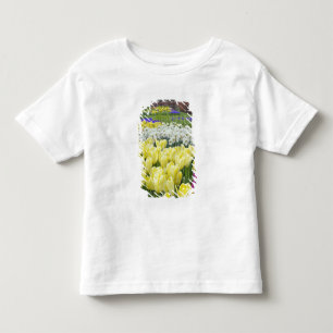 Camiseta Infantil Tulipas, narcisos e flores de Jacinto de Uva,