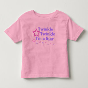 Camiseta Infantil Twinkle Twinkle Eu sou uma Estrela