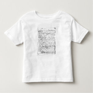 Camiseta Infantil Última página 'de um la Pesquisa du Temps Perdu'
