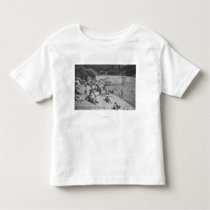 Camiseta Infantil Um dia típico no Sandy Beach Monte Rio, CA