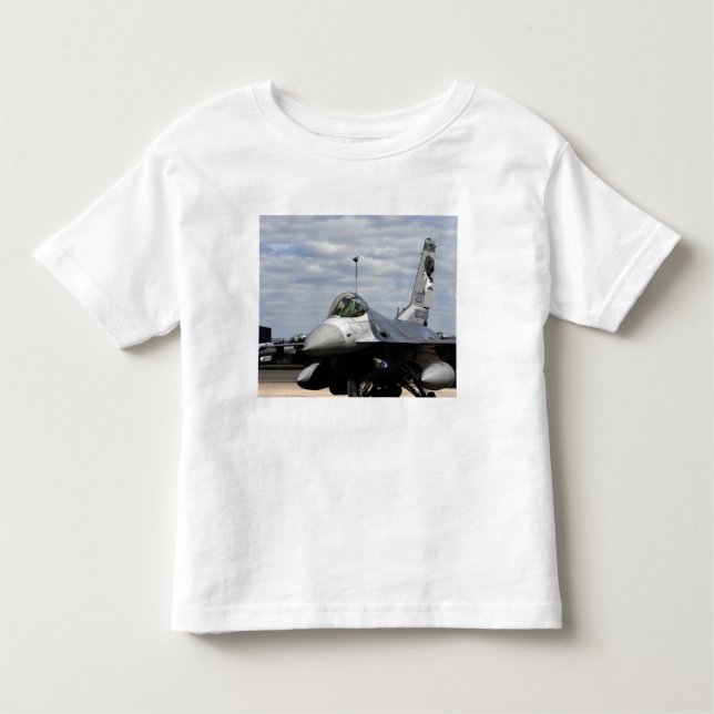 Camiseta Infantil Um Falcão de Luta F-16 (Frente)