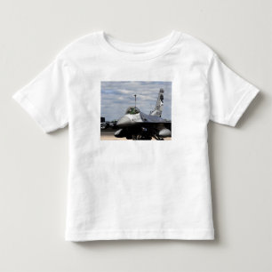 Camiseta Infantil Um falcão F-16 de combate