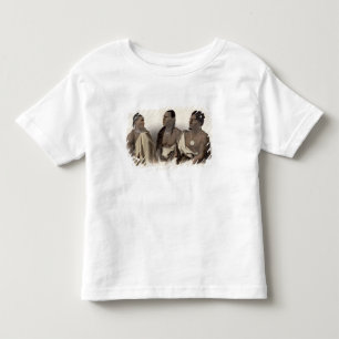 Camiseta Infantil Um indiano de Missouri, um indiano de Oto e o