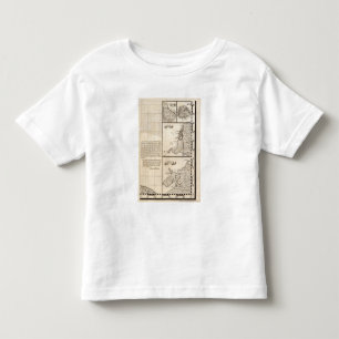 Camiseta Infantil Um mapa do Império Britânico na folha 20 de