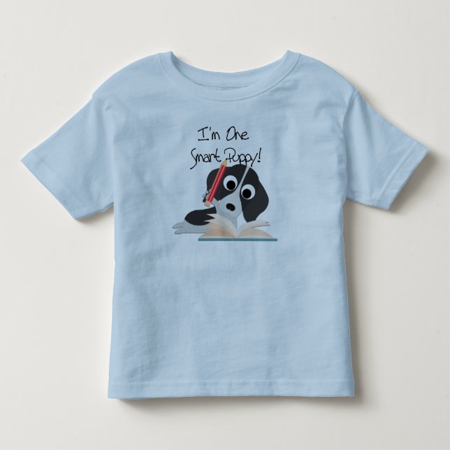 Camiseta Infantil Um Smart Puppy (Frente)