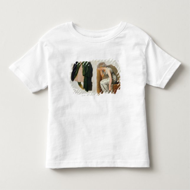 Camiseta Infantil Um toga e um Camilo verdes (Frente)