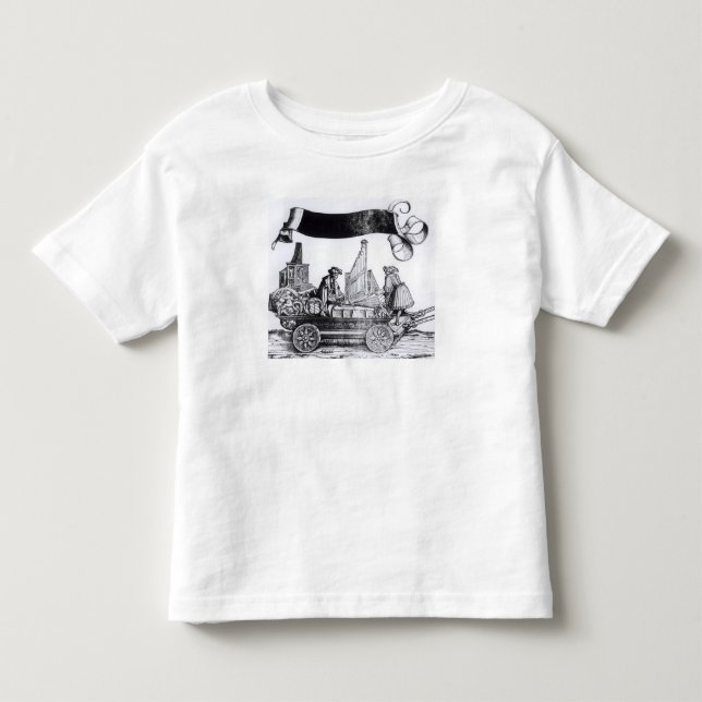 Camiseta Infantil Uma carruagem musical (Frente)