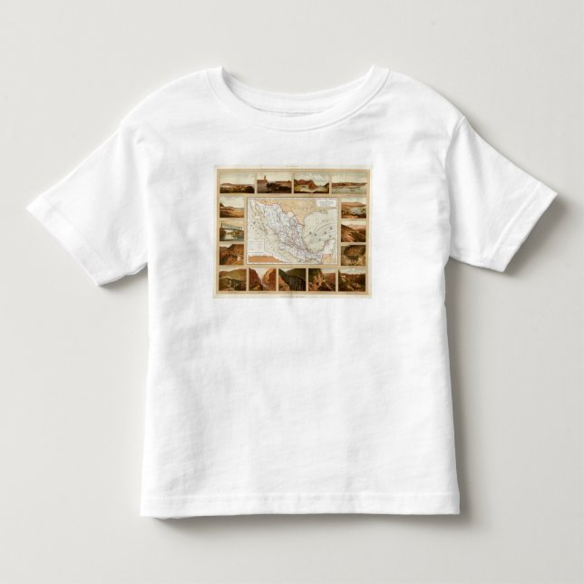 Camiseta Infantil Uma comunicação e transporte de México (Frente)