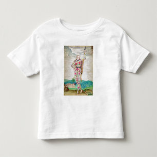 Camiseta Infantil Uma filha nova do Picts, c.1585 (w/c e gou
