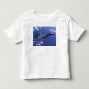 Camiseta Infantil Uma greve Eagle da força aérea F-15E