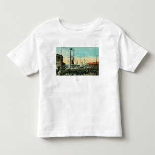 Camiseta Infantil Uma partida do beira-rio para a cena de Alaska