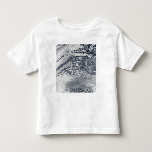 Camiseta Infantil Uma rede de nuvens sobre o Oceano Pacífico (Frente)