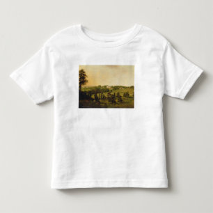 Camiseta Infantil Uma vista do parque de Tapeley, Instow, Devon