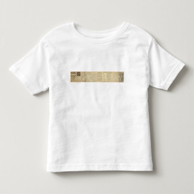 Camiseta Infantil União e linhas de estrada de ferro pacíficas (Frente)