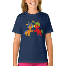 Camiseta Infantil Unicórnios LGBTQIA de Desenho Fo