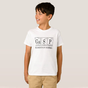 Camiseta Infantil Unisex Tabela Periódica GASP