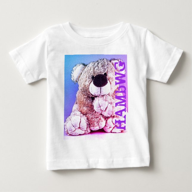 Camiseta Infantil - Urso de Pelúcia HAMbWG (Frente)