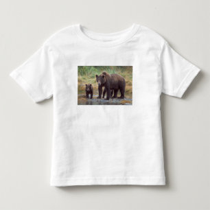 Camiseta Infantil urso pardo, Ursus arctos, urso cinzento, Ursus 3