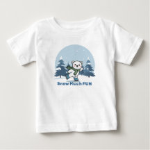 Camiseta infantil Urso Polar de Patinação no Gelo