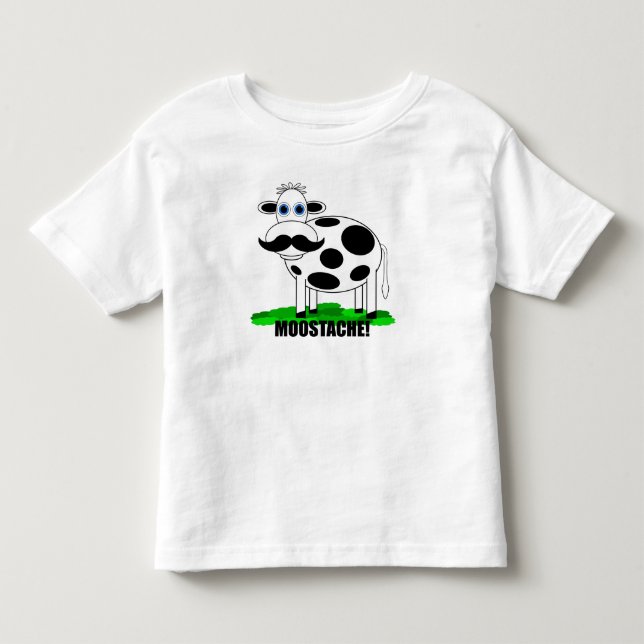 Camiseta Infantil vaca engraçada (Frente)