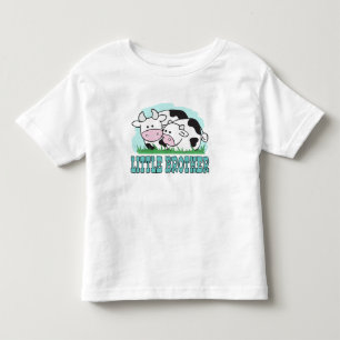 Camiseta Infantil Vacas bonitas Irmão Pequeno