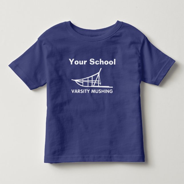 Camiseta Infantil Varsity Mushing (Frente)