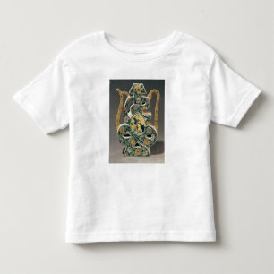Camiseta Infantil Vaso do vinho sob a forma shou do caráter '