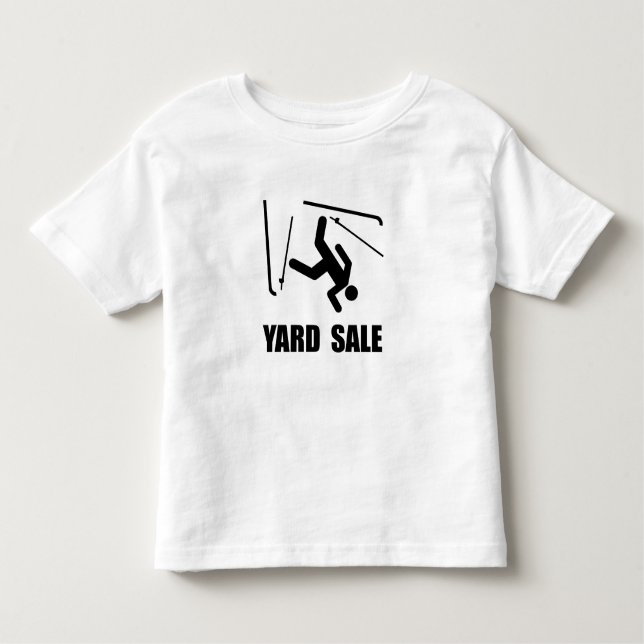 Camiseta Infantil Venda de jardim do esqui (Frente)