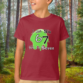 Camiseta Infantil Verde de Slime Fofa 6 7 Personal