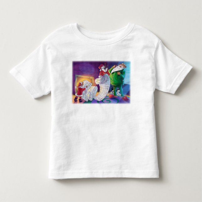 Camiseta Infantil Verifique duas vezes Papais noeis (Frente)