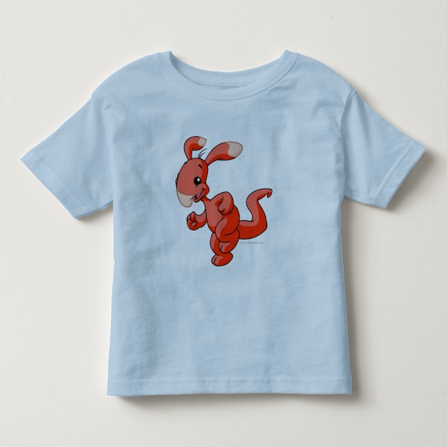 Camiseta Infantil Vermelho de Blumaroo (Frente)
