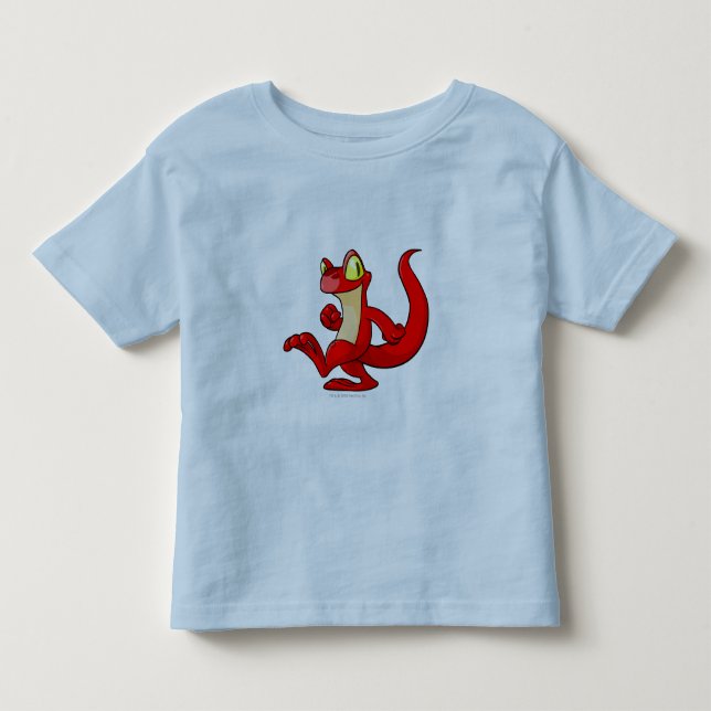 Camiseta Infantil Vermelho de Techo (Frente)
