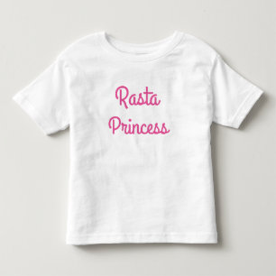 Camiseta Infantil Vestido das meninas da princesa de Rasta