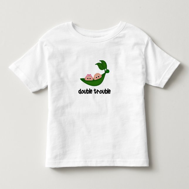 Camiseta Infantil Vestuário de Twin Boy/Girl (Frente)