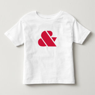 Camiseta Infantil Vestuário Vibrante de Carmesim para Crianças