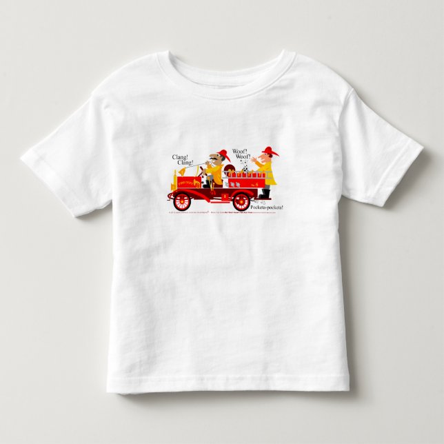 Camiseta Infantil Viatura de incêndio (Frente)