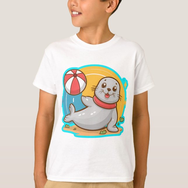 camiseta infantil vibes de verão (Frente)