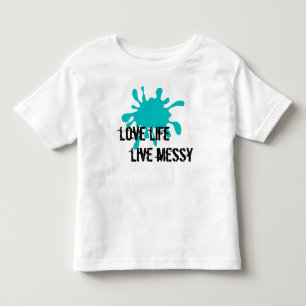 Camiseta Infantil Vida amorosa, Aqua confusa ao vivo