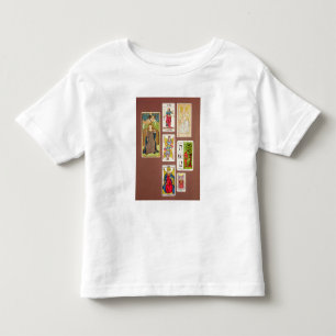 Camiseta Infantil VIII justiça, sete cartões de tarot