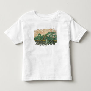 Camiseta Infantil Vincent van Gogh as máquinas desbastadoras