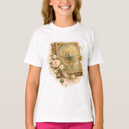 Camiseta Infantil Vintage Esmeralda de Conto de Fa