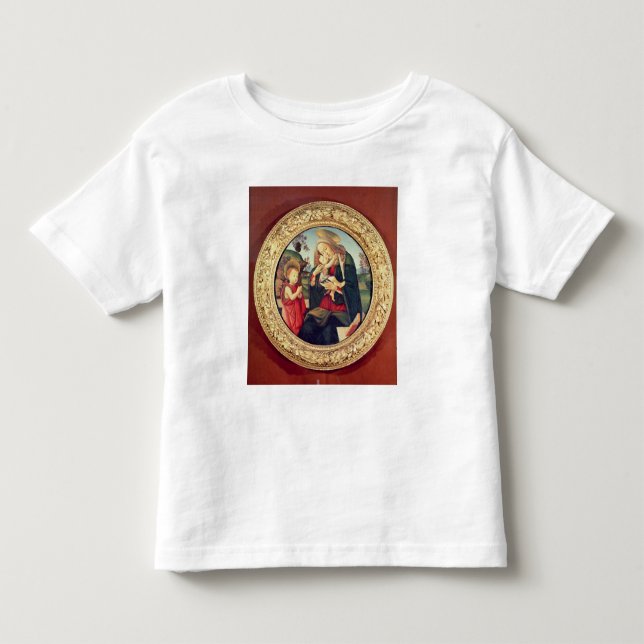 Camiseta Infantil Virgin e criança com John The Baptist (Frente)
