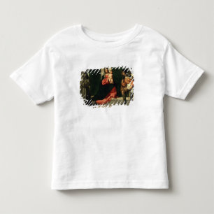 Camiseta Infantil Virgin e criança com o St Anthony de Pádua