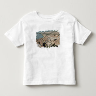 Camiseta Infantil Vista aérea da cidade com